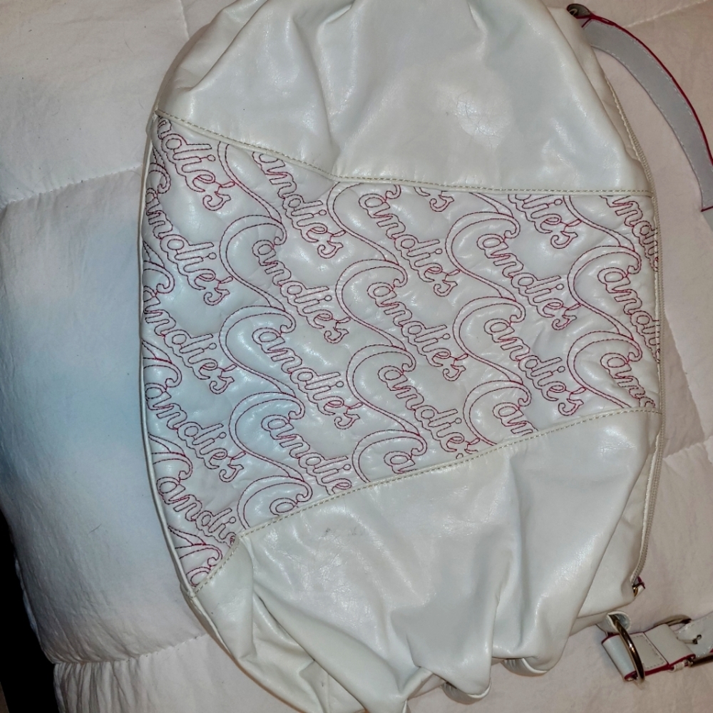 Candies soft leather shoulder bag